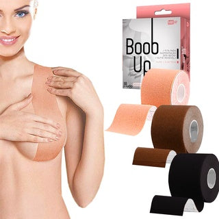 Sujetador adhesivo con cinta invisible para subir las tetas