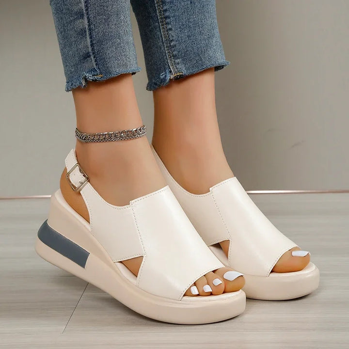 Sandalias de cuña de verano para mujer