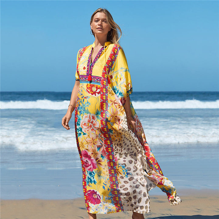 Kaftan Boho Marroquino - Vestido de Praia