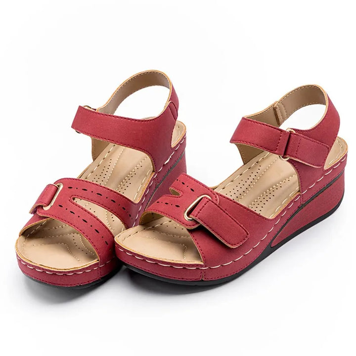 Sandálias Femininas Abertas Wedge 2024