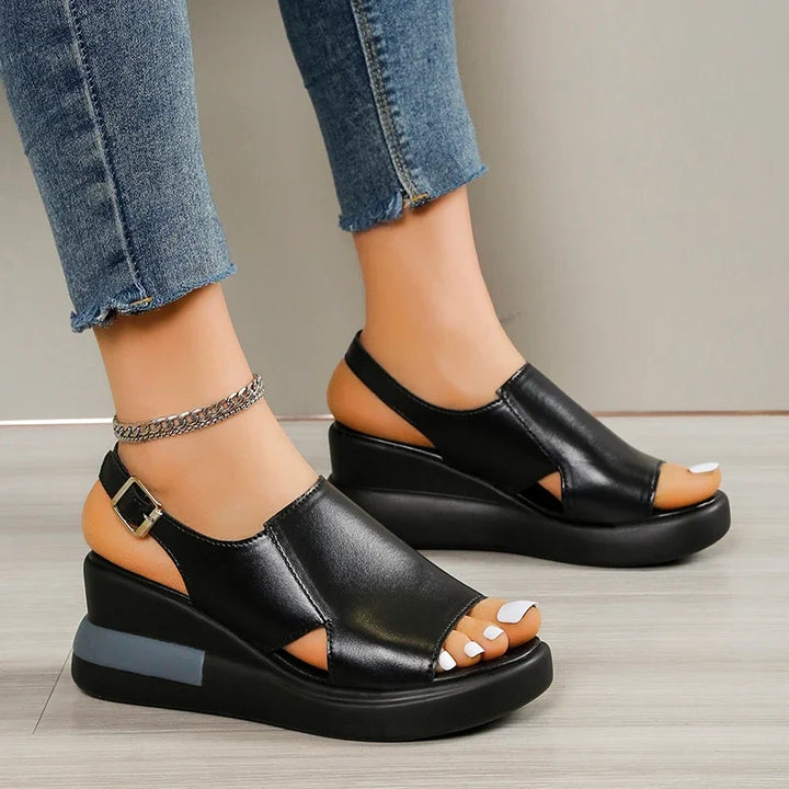 Sandalias de cuña de verano para mujer